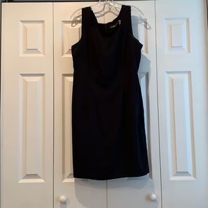 Sag Harbor Basic Black Sleeveless Dress Size 12